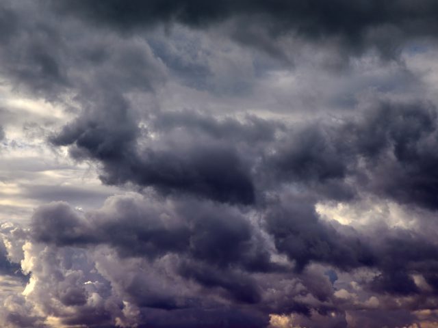 cloud over his head