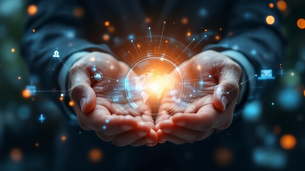 A forward-looking image showing the future of employee well-being in the workplace, with symbols of innovation and growth.